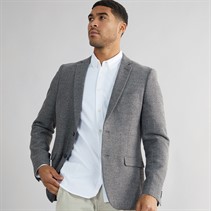French Connection Mens Herringbone Blazer Grey
