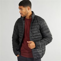 French Connection Mens Row Funnel Superlight Jacket Black