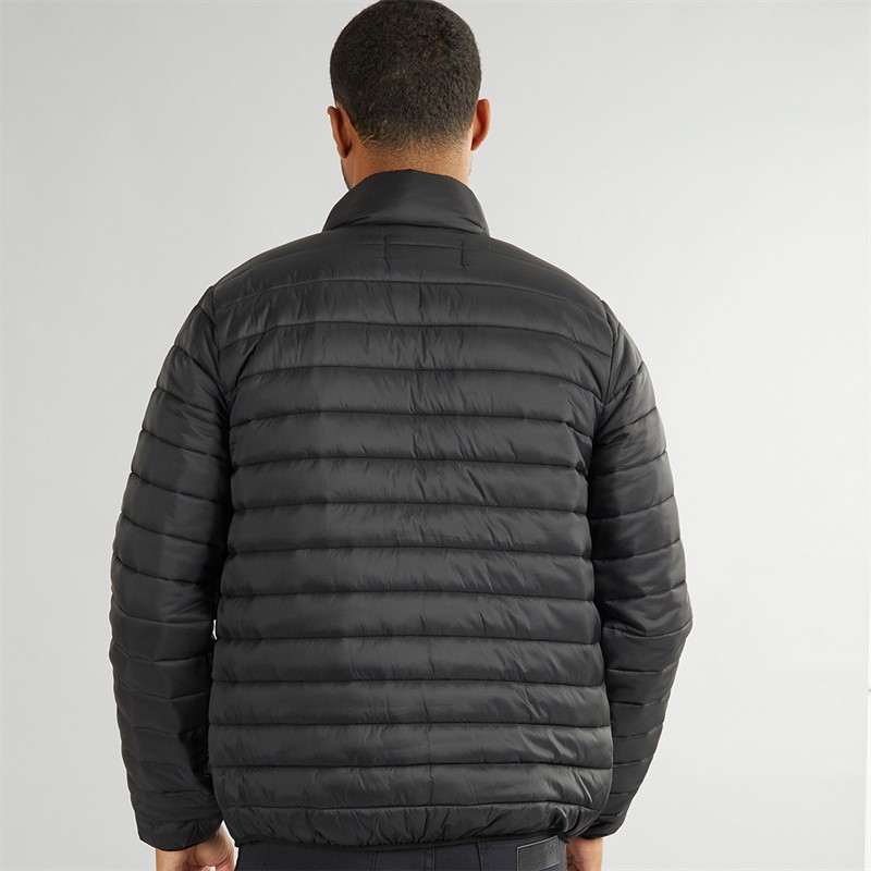 French Connection Mens Row Funnel Superlight Jacket Black