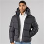 French Connection Mens Row Mid Jacket Charcoal