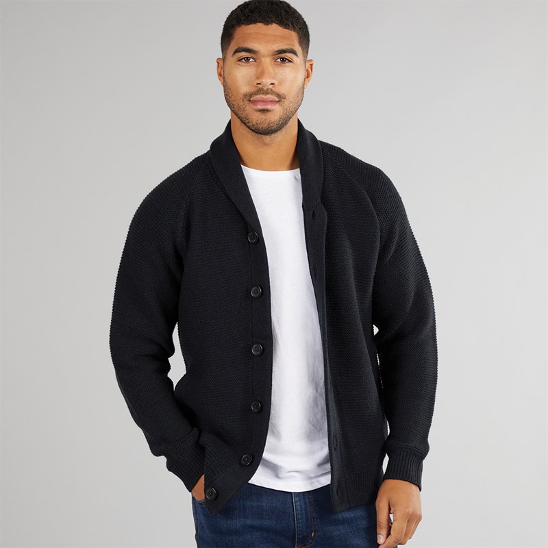 French Connection Mens 5 Shawl Cardigan Marine