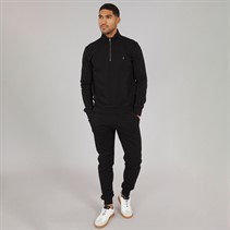 French Connection Mens FC 1/2 Zip Tracksuit Black