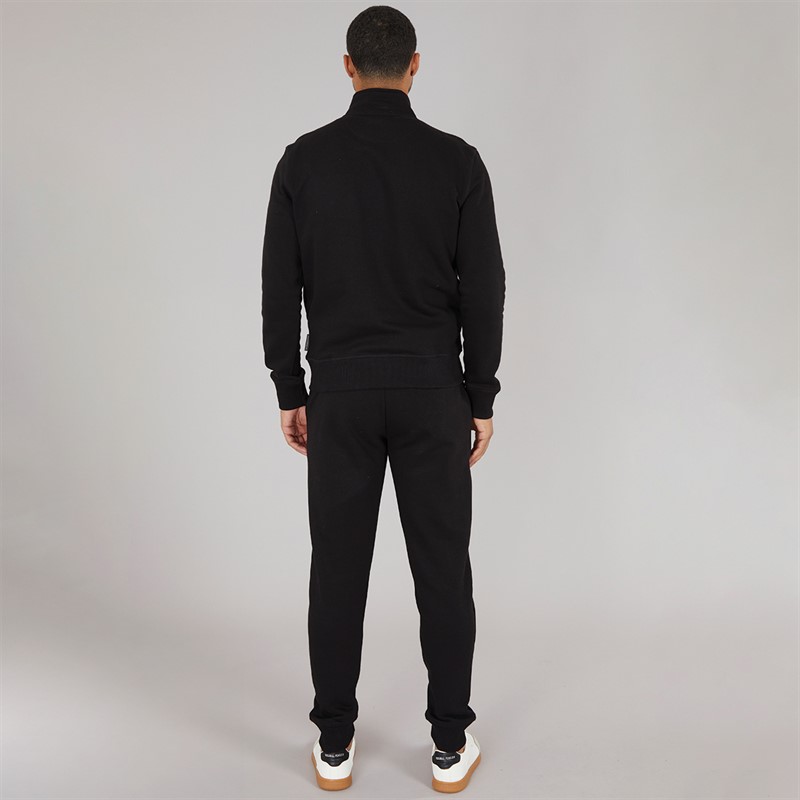 French Connection Herren FC 1/2 Zip Trainingsanzug Schwarz