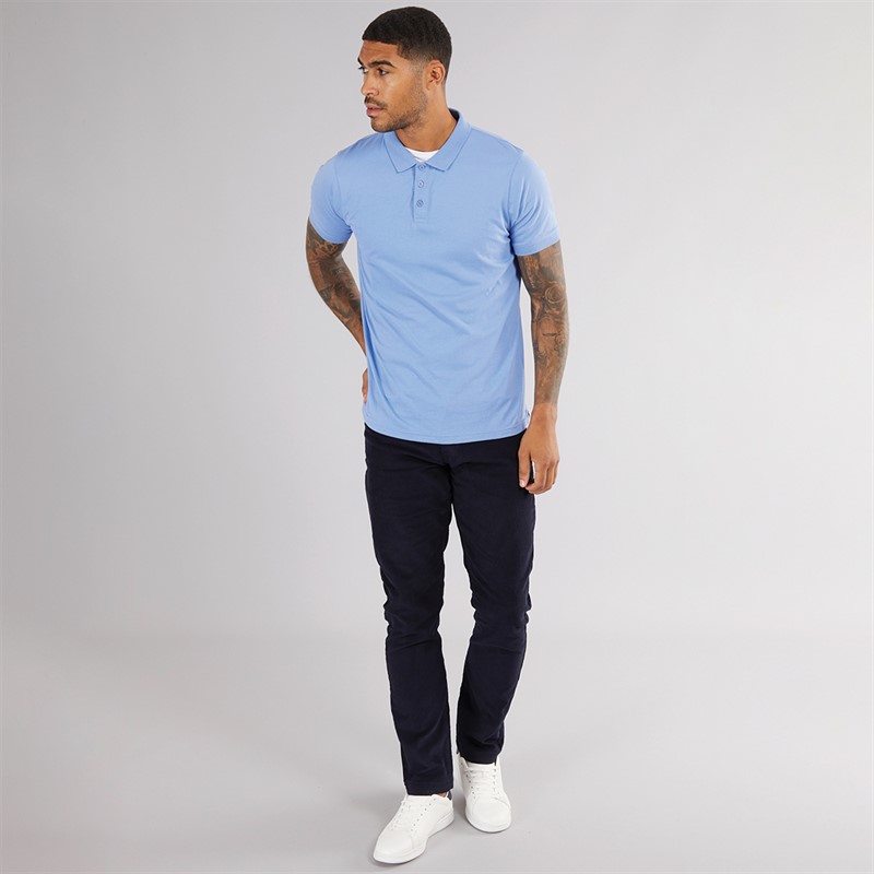 French Connection Mens Five Pocket Cord Chinos Marine