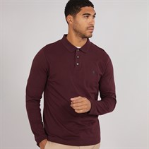 French Connection Mens Long Sleeve J Polo Chateaux/Marine