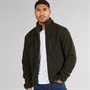 French Connection Herren Borg Trichterkragen Fleece Khaki