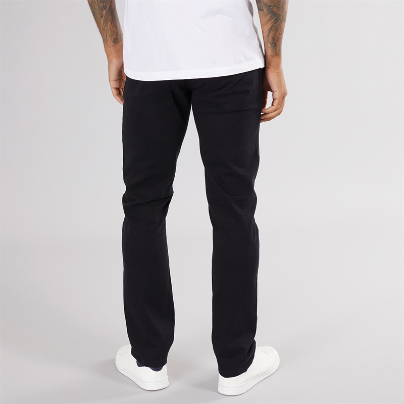 French Connection Mens Five Pocket Chinos Black