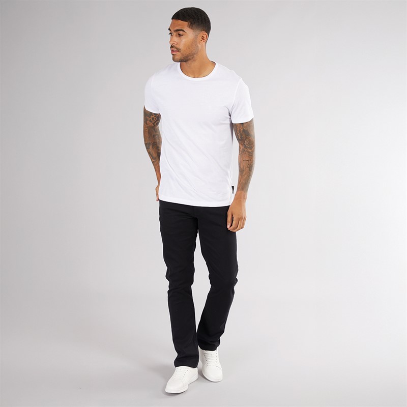 French Connection Mens Five Pocket Chinos Black