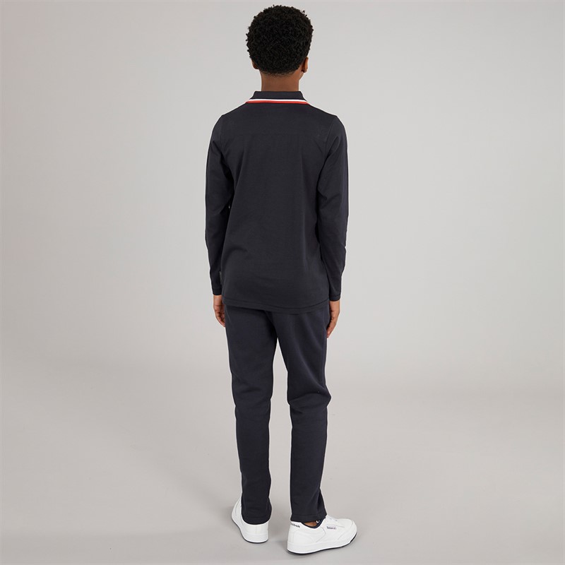 French Connection Boys Dalps Polo Shirt and Jogger Set MARINE