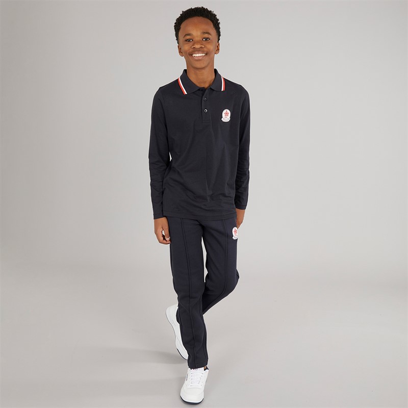 French Connection Boys Dalps Polo Shirt and Jogger Set MARINE