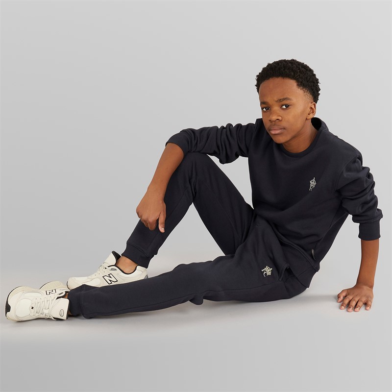 French Connection Boys Admiral Two Pack Joggers Marine/Charcoal