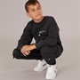 French Connection Boys Zone Crew Sweatshirt And Cargo Pants Set Charcoal/Stone