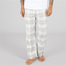 French Connection Herren FC Flanell Hose Scot Light Grey Melange/Off White