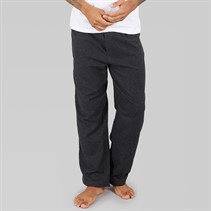 French Connection Mens FC Plain Flannel Pants Charcoal Melange Solid Charcoal Melange  Solid