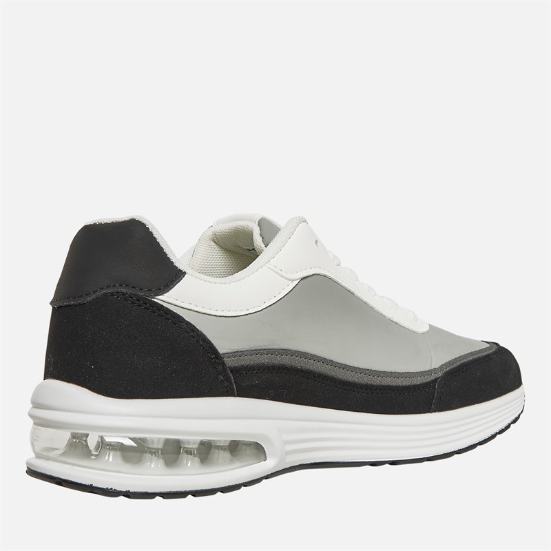 French Connection Herren Bubble Turnschuhe Weiß / Schwarz