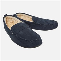 French Connection Mens Moccasin 2 Slippers Marine