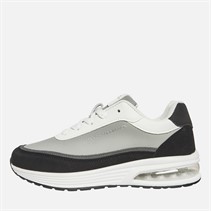 French Connection Junior Jongens Suède Blok Sneakers Wit / Zwart