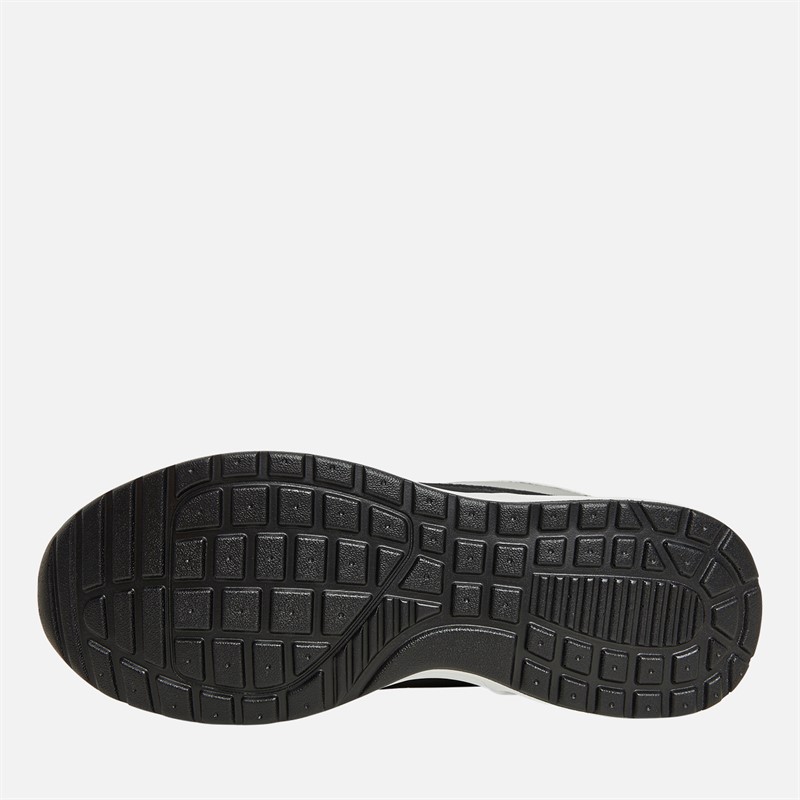 French Connection Junior Junge Wildleder Block Turnschuhe Weiss / Schwarz