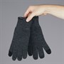 French Connection Mens Touchscreen Gloves Charcoal