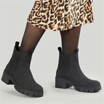 French Connection Dames Chelsea Boots Met Grove Zool Zwart