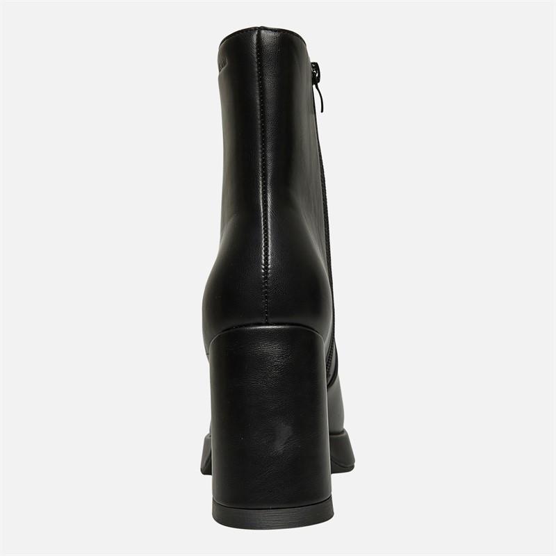 French Connection Damen Schuhe mit eckiger Spitze Absatz Schwarz