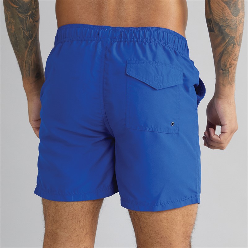 French Connection Mens Contrast Swim Shorts Mazarine/Marine