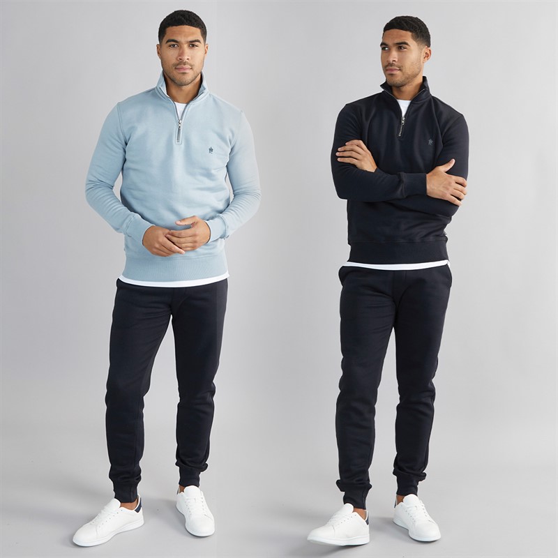 French Connection Mens Two Pack 1/2 Zip Sweatshirts Multi 4
