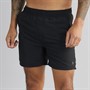 French Connection Mens Contrast Swim Shorts Black/Gunmetal