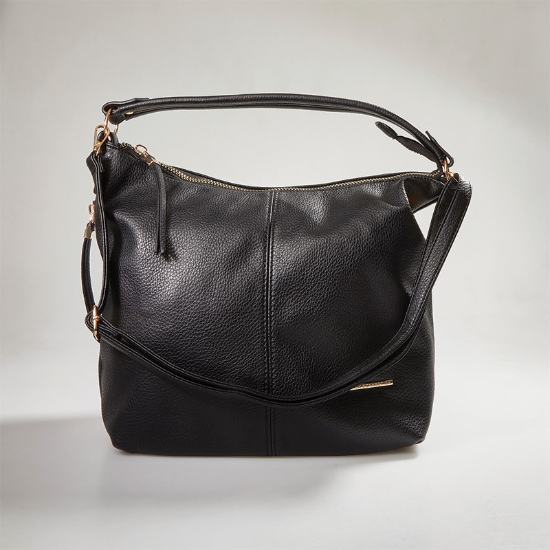 French Connection Womens Slouch Bag Black