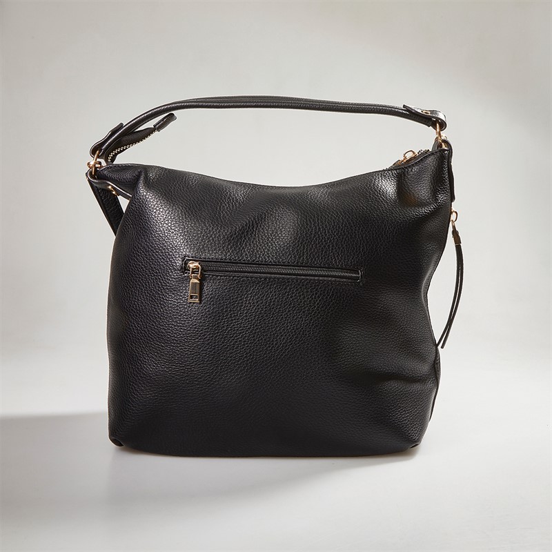 French Connection Womens Slouch Bag Black
