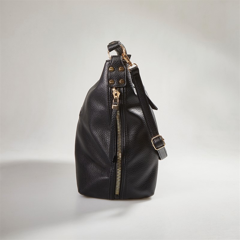 French Connection Womens Slouch Bag Black