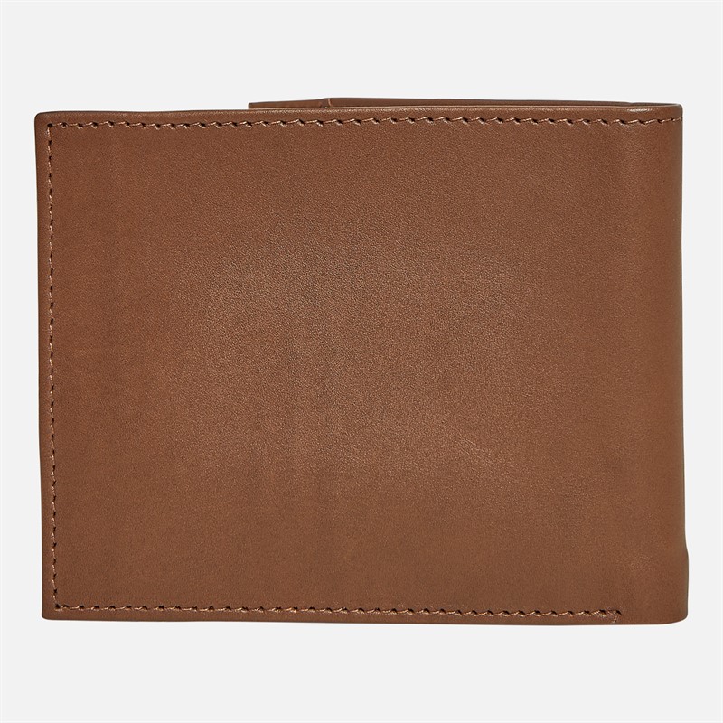 French Connection Mens Leather Wallet Tobacco