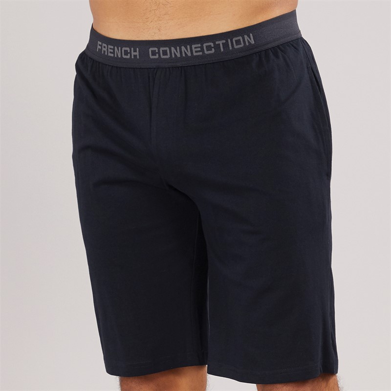 French Connection Mens FC Lounge Shorts Marine