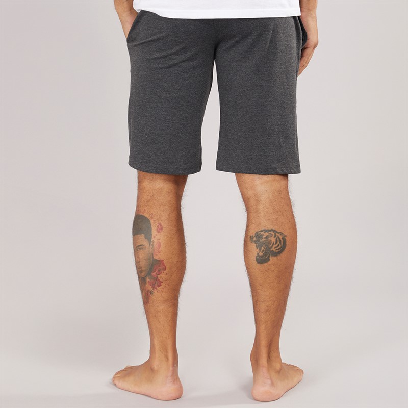 French Connection Mens FC Lounge Shorts Charcoal Melange