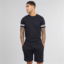 French Connection Mens FC Arm Stripe Co-Ord Marine/White/Marine