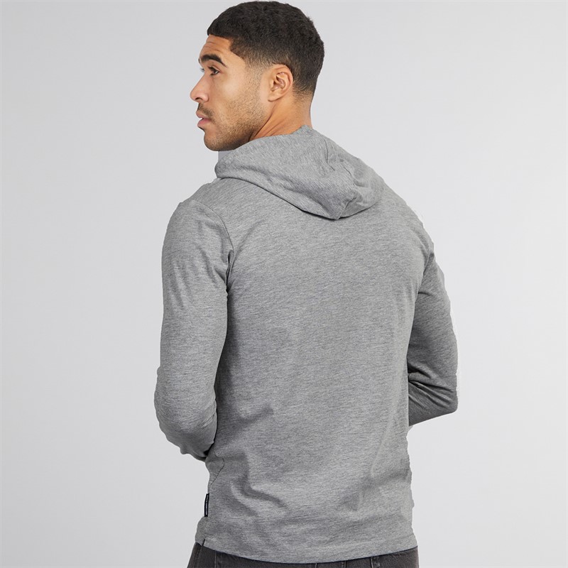 French Connection Mens Crown Three Pack Long Sleeve Tops Multi 3 - Marine/Light Grey Mel/White