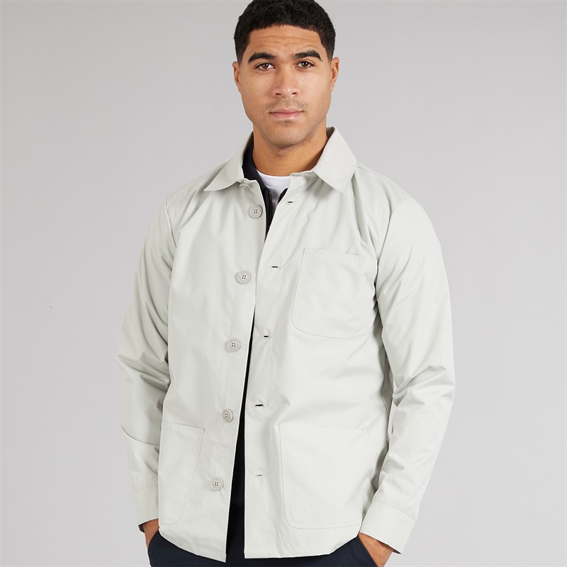 French Connection Mens Utility Three Jacket Stone