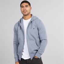 French Connection Mens FC Zip Hoodie Light Blue/Marine Lgt Blue/Marine