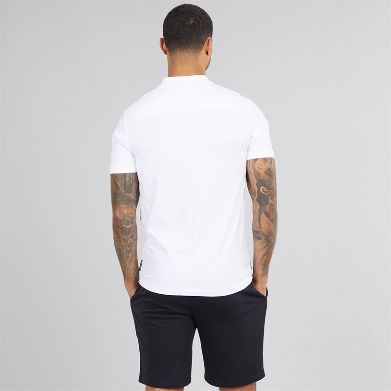 French Connection Mens Jersey Trophy Co-Ord Set Multi 1 - Polo White/Short Marine Multi 1 - Polo White/ Short Marine