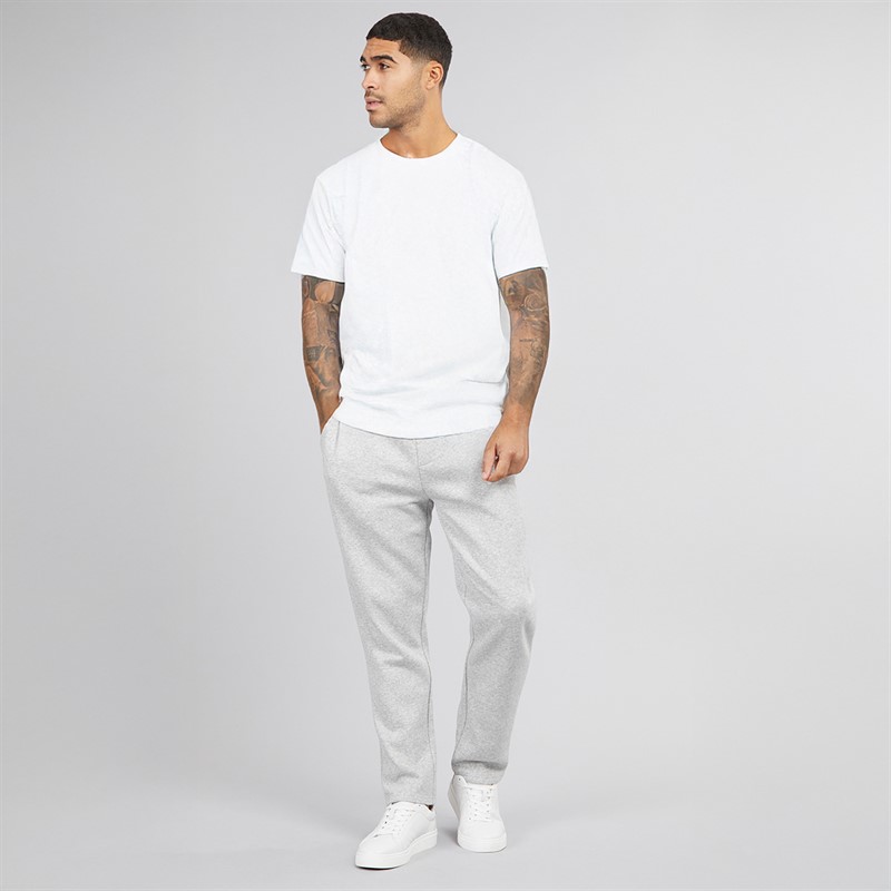 French Connection Mens FC Open Hem Joggers Light Grey Mel Lgt Grey Mel