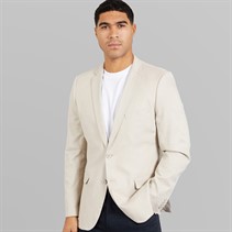 French Connection Mens Linen Blazer Stone
