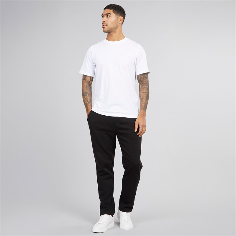 French Connection Mens FC Open Hem Joggers Black