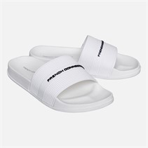 French Connection Sandales à brides Garçon Blanc/Black Logo