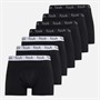 French Connection Mens FCUK Seven Pack Boxer Trunks FCUK 12 Black Fcuk 12 Black/Black/Black/Black/Black/Black/Black