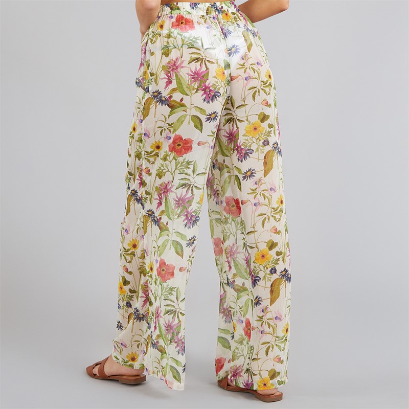 French Connection Womens Monica Silky Trousers Multi