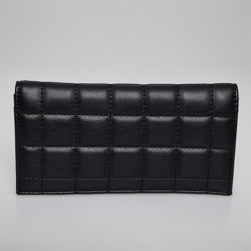 French Connection Womens FC Quilted Purse Black
