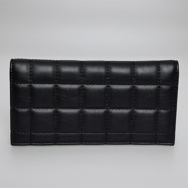 French Connection Womens FC Quilted Purse Black