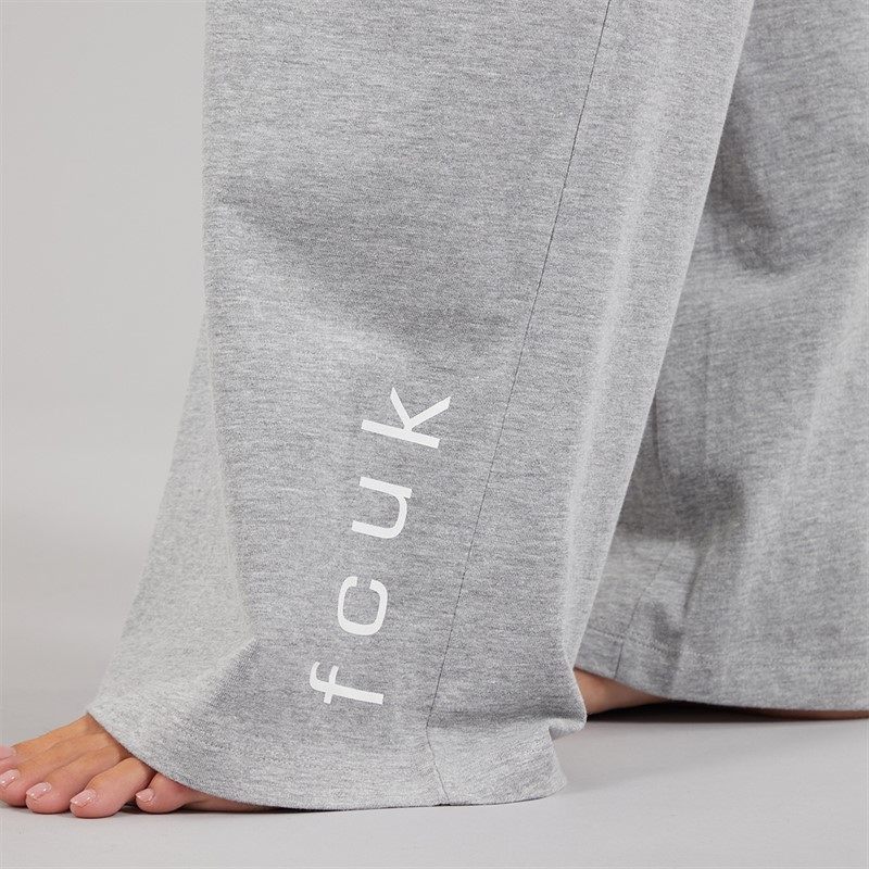 French Connection Womens Tired As Pyjama Set Grey Marl