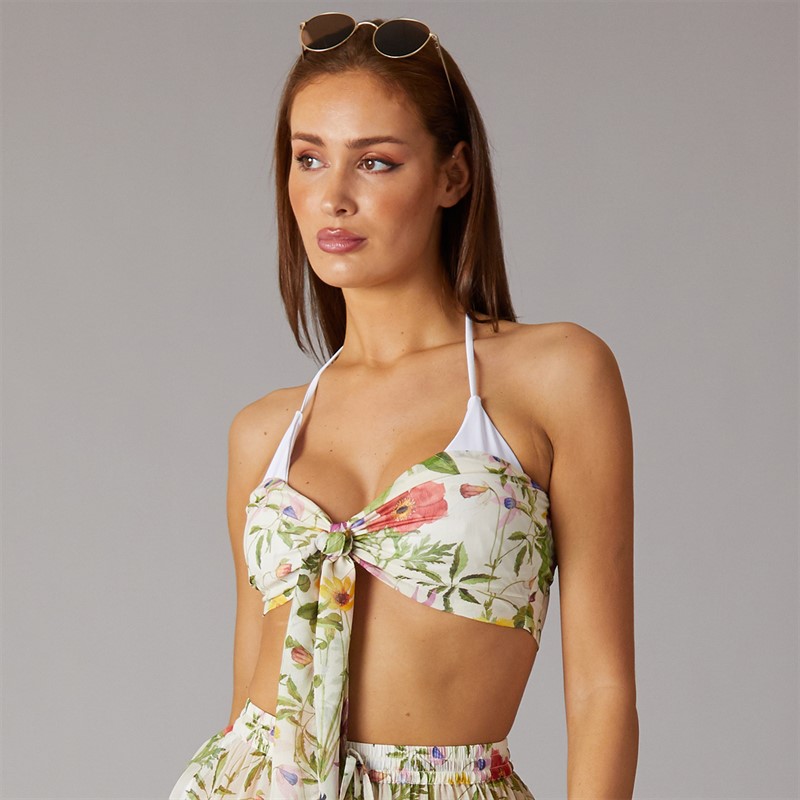 French Connection Womens Monica Silky Bandeau Multi