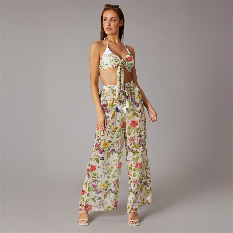 French Connection Womens Monica Silky Bandeau Multi